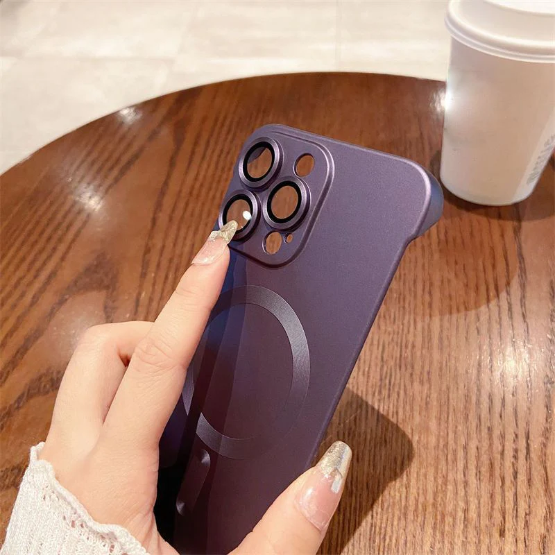 🎊Coque de téléphone magnétique fine sans cadre pour iPhone - Image 5