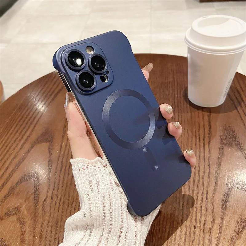 🎊Coque de téléphone magnétique fine sans cadre pour iPhone - Image 8