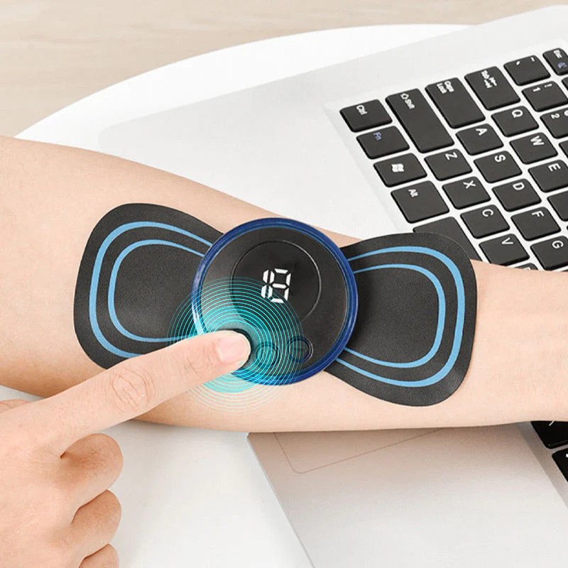 🔥 Offre spéciale limitée dans le temps ! 🎉Masseur Portable avec 8 Modes et Écran LCD - Mini Stimulateur Musculaire pour Soulagement de la Douleur - Image 9